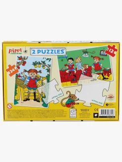 Spil & Puslespil|PippiLangstrump Pippi Langstrømpe Puslespil 2-i-1