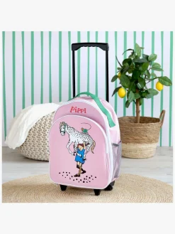 Børn PippiLangstrump Tasker-Pippi Langstrømpe Rullekuffert, Pink