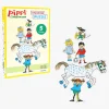 Spil & Puslespil|PippiLangstrump Pippi Langstrømpe Stablepuslespil 5-i-1