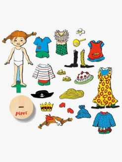 Byggesæt & Lego|PippiLangstrump Pippi Magnetdukke Skiftetøj