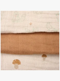 Stofbleer, Nusseklude & Babytæpper|Pippi Musselin Tæpper 6-Pak, Almond Flerfarvet