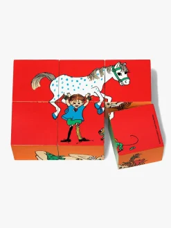 PippiLangstrump Spil & Puslespil-Pippi Puslespilsklodser 6 Klodser