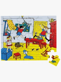 Spil & Puslespil|PippiLangstrump Pippi Træpuslespil 30 Brikker