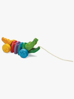 PlanToys Babylegetøj-Plan Toys Træklegetøj Krokodille