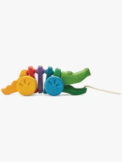 PlanToys Babylegetøj-Plan Toys Træklegetøj Krokodille