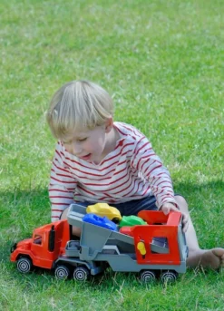 Legetøjsbiler & -Fartøjer|Plasto Biltransport Med 4 Biler