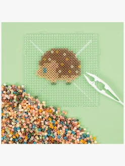 Playbox Kreativt Legetøj-Hobbytaske med Rørperler Blanding Af Støvede Pastelfarver 12000 Stk.