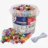 Playbox Kreativt Legetøj-Kongoperler i Spand 1200 Stk.