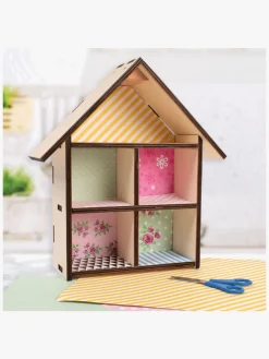 Playbox Kreativt Legetøj-Krea Sæt Træhus