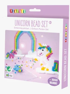 Playbox Kreativt Legetøj-Perlesæt Enhjørning 2000 Stk.