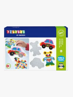 Playbox Kreativt Legetøj-Perlesæt XL Bil Og Bjørn 600 Stk