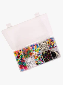 Playbox Kreativt Legetøj-Plastikperler i Opbevaringsæske