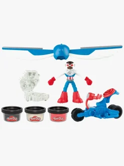 Kreativt Legetøj|PlayDoh Play-Doh Captain America Legesæt Moto-Slicer