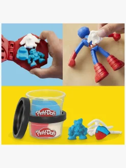 PlayDoh Kreativt Legetøj-Play-Doh Captain America Stamping Shield Legesæt