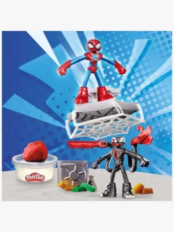 PlayDoh Kreativt Legetøj-Play-Doh Spider-Man Launch And Slice Battle Legesæt