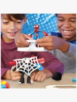 PlayDoh Kreativt Legetøj-Play-Doh Spider-Man Launch And Slice Battle Legesæt