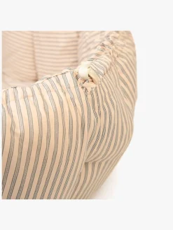 Børn PlayAndGo Interiør-Play&Go Organic Bloom Legetæppe, Stripes Blue