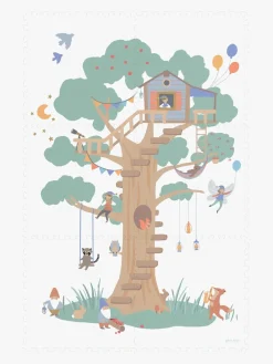 Interiør|PlayAndGo Play&Go Puslespilsmåtte Træhytte 6 Dele