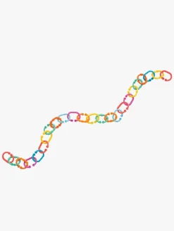 PlayGro Babylegetøj-Loopy Links Babylegetøj Kæde, Flerfarvet