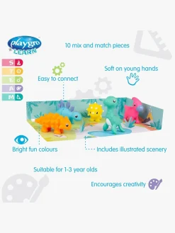 Babylegetøj|PlayGro  Mix & Match Dinosaurer Build And Play Aktivitetslegetøj