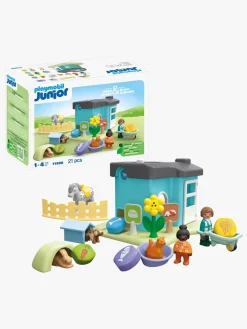 Børn Playmobil Legetøj Til Børn På 0-10 År|Byggesæt & Lego-71690 1.2.3: Dyrepension Med Godbidsmaskine Byggesæt