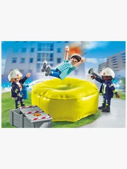 Byggesæt & Lego|Playmobil 71465 Action Heroes Byggesæt Brandmand med Luftpude