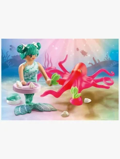 Playmobil Byggesæt & Lego-71503 Princess Magic Byggesæt Havfrue med Blæksprutte