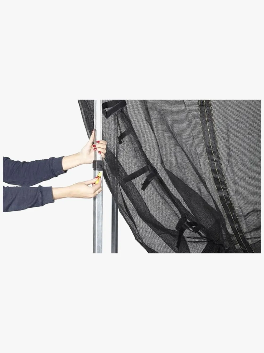 Udeleg|Plum 12ft Space Zone II Telescopic Trampolin inkl. Beskyttelsesnet 366 cm