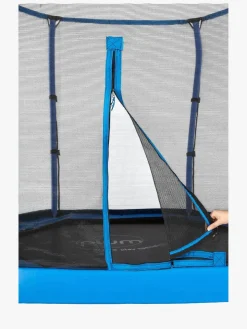 Udeleg|Plum Junior Jumper Trampolin inkl. Beskyttelsesnet 220 cm, Blå/Grøn