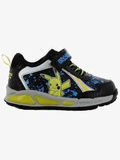 Børn Pokemon Sneakers-Pokémon Blinkende Sneakers, Black/Silver