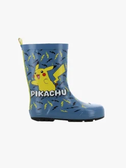 Gummistøvler|Pokemon Pokémon Gummistøvler, Grey Blue/Yellow