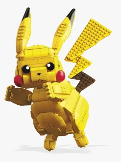 Legetøjsfigurer|MegaConstrux Pokémon Mega Construx Jumbo Pikachu, 600 dele Gul