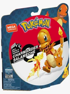 Legetøjsfigurer|MegaConstrux Pokémon Mega Construx Medium Charmander, 180 dele