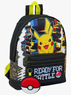 Børn Pokemon Tasker-Pokémon Rygsæk 15L, Sort