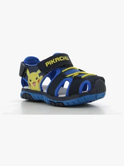 Sandaler & Klipklapper|Pokemon Pokémon Sandaler, Navy/Cobalt Blue