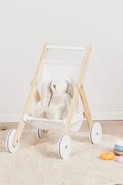 PolarB Dukker & Bamser-Dukkevogn i Træ