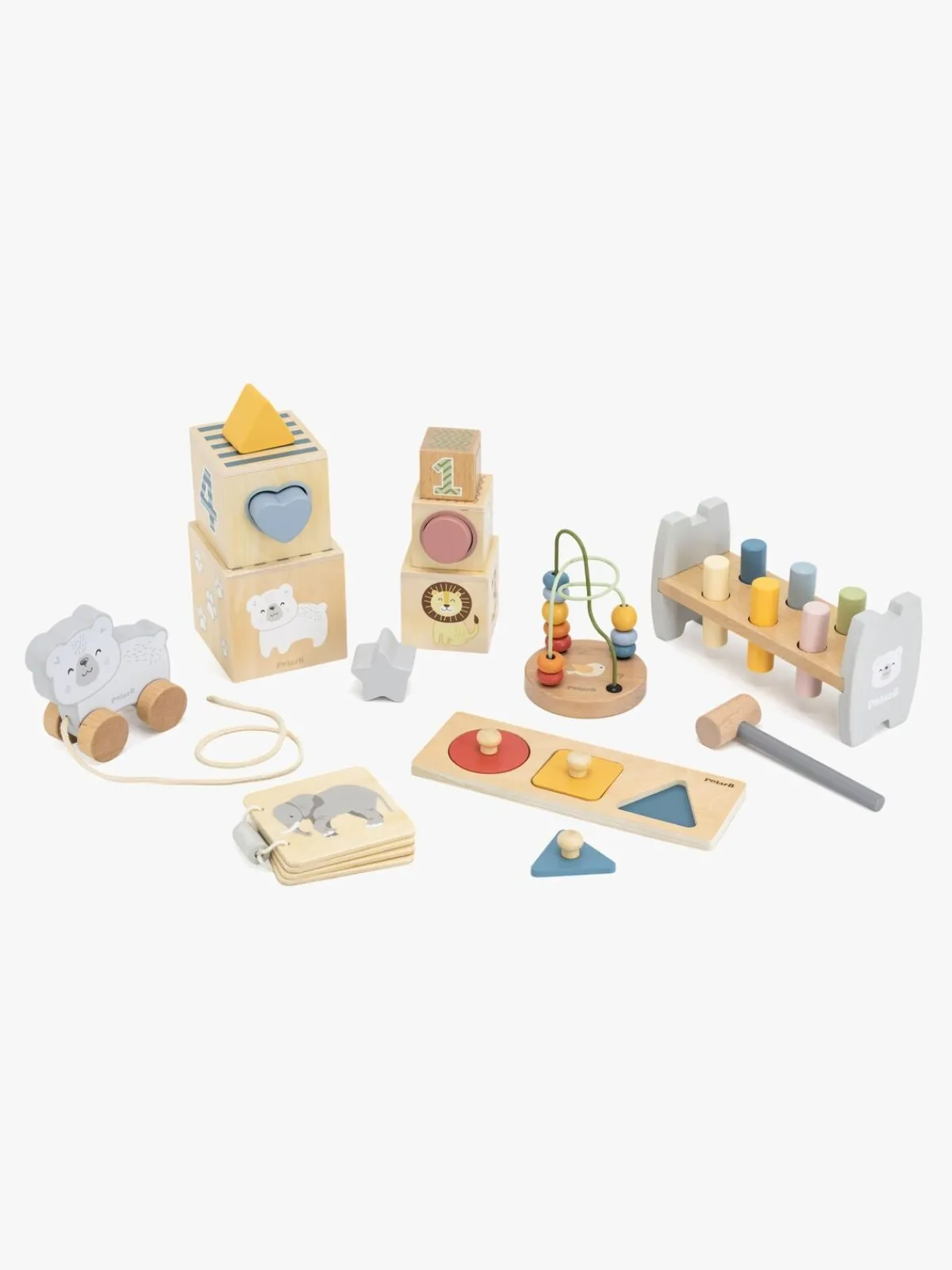 PolarB Lærerig Leg|Babylegetøj-Grow-with-Me Aktivitetssæt Motion Masters 12-18 Måneder