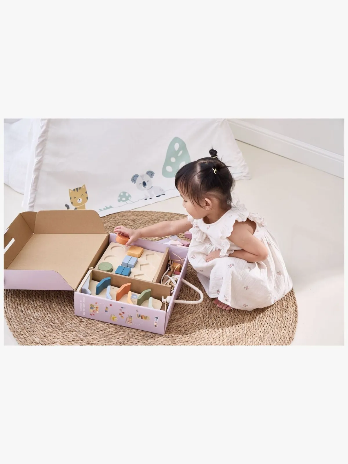 Babylegetøj|PolarB Grow-with-Me Aktivitetssæt Colour Crafters 18-24 Måneder Flerfarvet