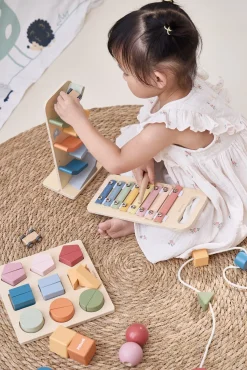 Babylegetøj|PolarB Grow-with-Me Aktivitetssæt Colour Crafters 18-24 Måneder Flerfarvet