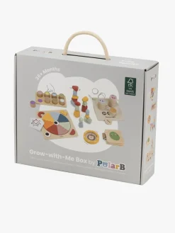 Motorisk Legetøj|PolarB Grow-with-Me Aktivitetssæt Free Spirits 36+ Måneder Hvid