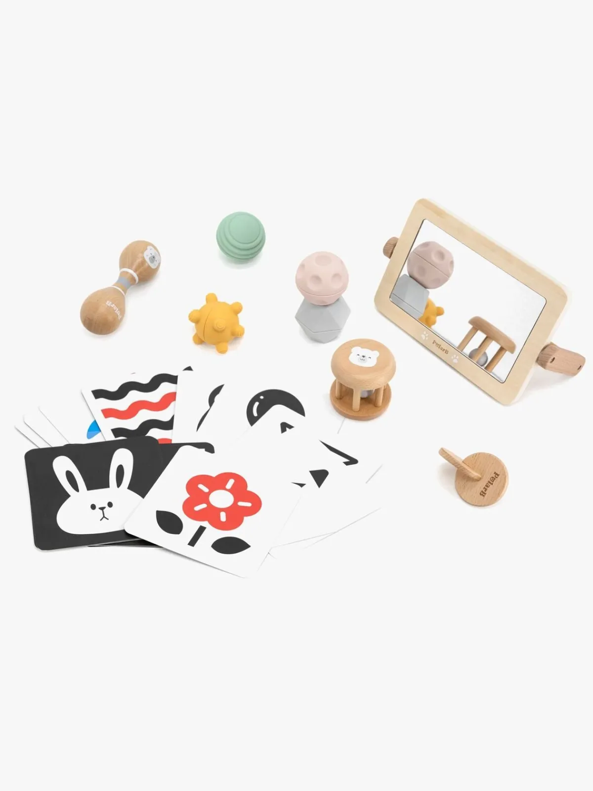 PolarB Motorisk Legetøj-Grow-with-Me Aktivitetssæt Sensory Seekers 0-6 Måneder