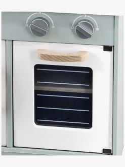 Rolleleg|PolarB Legekøkken med Tilbehør, Mint Grå/Blå/Hvid