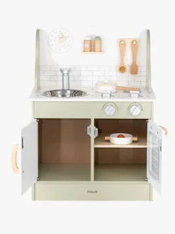 Rolleleg|PolarB Legekøkken med Tilbehør, Grøn Grøn