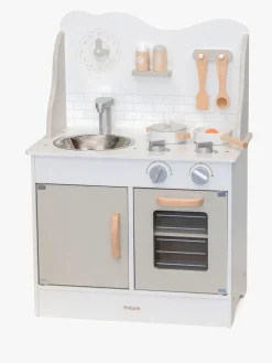 PolarB Rolleleg-Legekøkken med Tilbehør, Grå