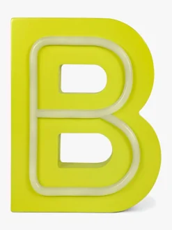 Lamper & Belysning|POPP Bogstavslampe B, Gul