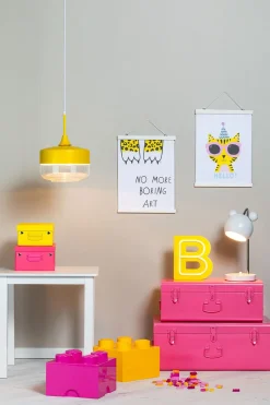 Lamper & Belysning|POPP Bogstavslampe B, Gul