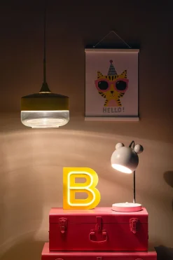 Børn POPP Lamper & Belysning-Bogstavslampe F, Grøn