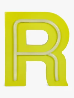 Lamper & Belysning|POPP Bogstavslampe R, Gul