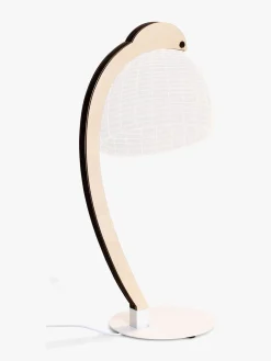 Lamper & Belysning|POPP OKI Bordlampe 3D Beige/Hvid