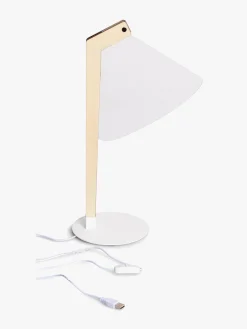 Lamper & Belysning|POPP SIGN Bordlampe 3D Beige/Hvid